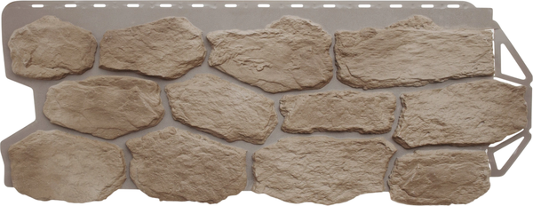 Фасадная панель Альта-профиль Бутовый камень Нормандский - фото