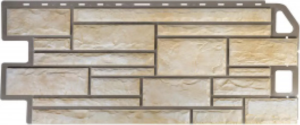 Сайдинг Альта-профиль Камень Песчаник - фото