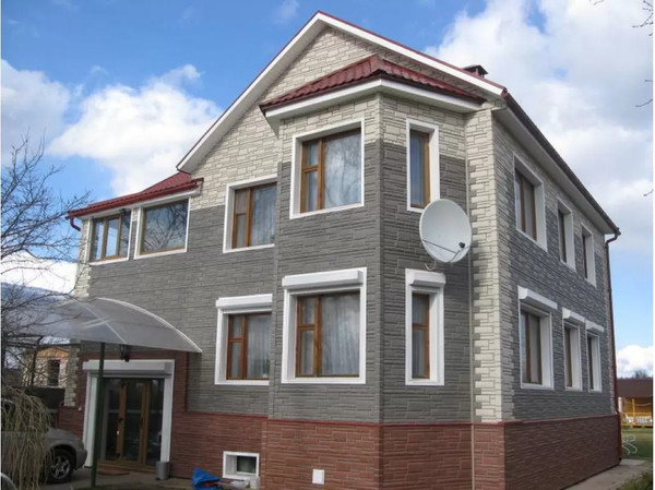 Сайдинг Альта-профиль Камень Серый