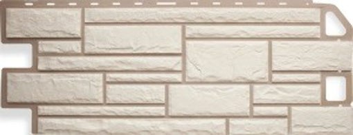 Сайдинг Альта-профиль Камень Белый - фото