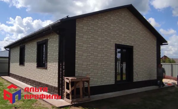 Сайдинг Альта-профиль Камень Белый