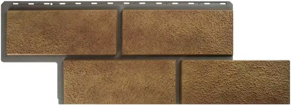 Сайдинг Альта-профиль Камень Неаполитанский бежевый - фото