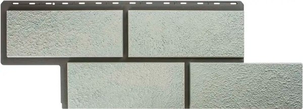 Сайдинг Альта-профиль Камень Неаполитанский белый - фото