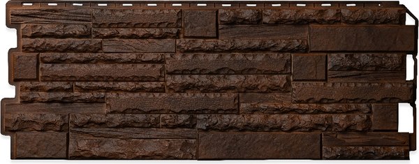 Сайдинг Альта-профиль Камень скалистый Тибет - фото