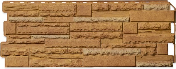 Сайдинг Альта-профиль Камень скалистый Памир Комби - фото