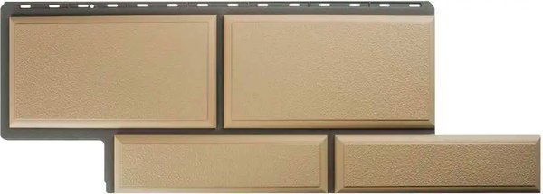 Сайдинг Альта-профиль Камень Флорентийский слоновая кость - фото