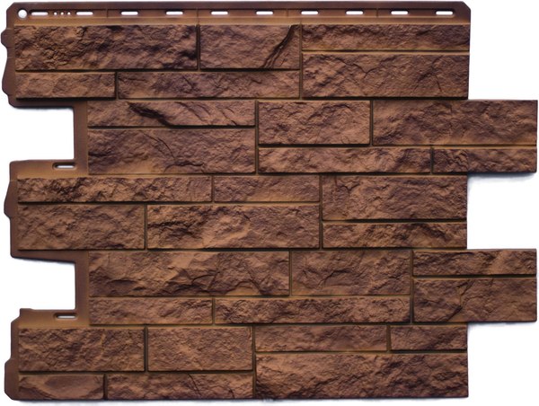 Сайдинг Альта-профиль Камень Шотландский Блэкберн - фото