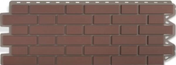 Сайдинг Альта-профиль Кирпич клинкерный Жженый - фото