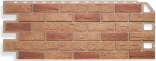 Сайдинг Альта-профиль Кирпич Бежевый Комби - фото