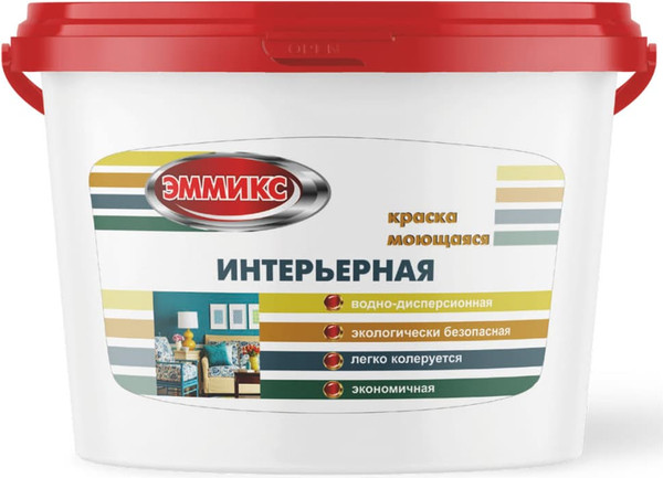 Краска Квил Интерьерная моющаяся База 1 - фото