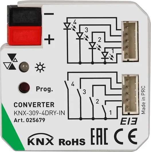 Конвертер для светодиодной ленты Arlight Intelligent KNX-309-4DRY-IN / 025679 - фото