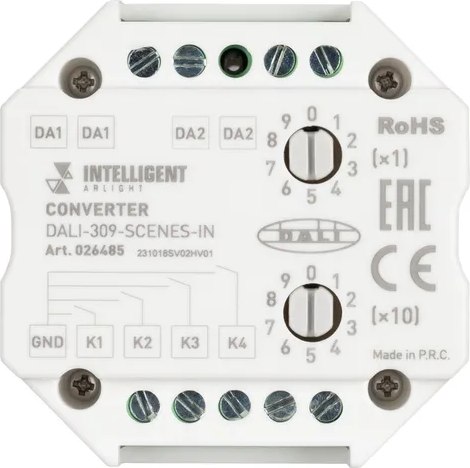 Конвертер для светодиодной ленты Arlight Intelligent DALI-309-SCENES-IN / 026485