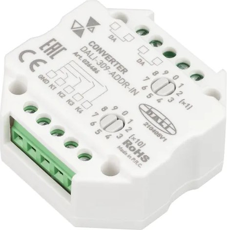 Конвертер для светодиодной ленты Arlight Intelligent DALI-309-ADDR-IN / 026486 - фото