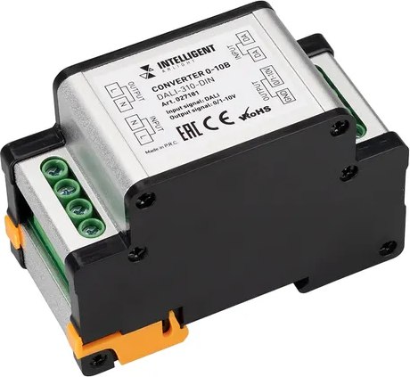 Конвертер для светодиодной ленты Arlight Intelligent 0-10В DALI-310-DIN / 027181 - фото