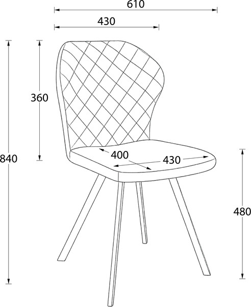 Стул Мамадома Robby D-R 360