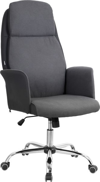 Кресло офисное King Style SHL-17 Harbor Fabric PU Chrome - фото