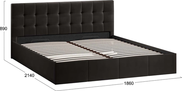 Двуспальная кровать ТриЯ Эмма 1800 с ПМ