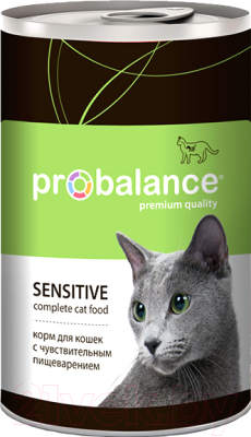 Влажный корм для кошек ProBalance Sensitive для кошек с чувствительным пищеварением - фото