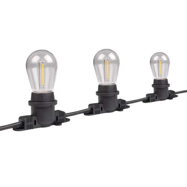 Садовая гирлянда JAZZway PBL-S40/ L24+1.5 Black E27 / 5058255