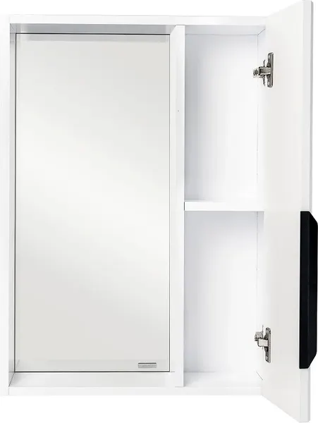 Шкаф с зеркалом для ванной Viant Сицилия 50 / VSIC50BEL-ZSH