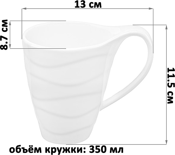 Кружка Elan Gallery Айсберг волны / 540943