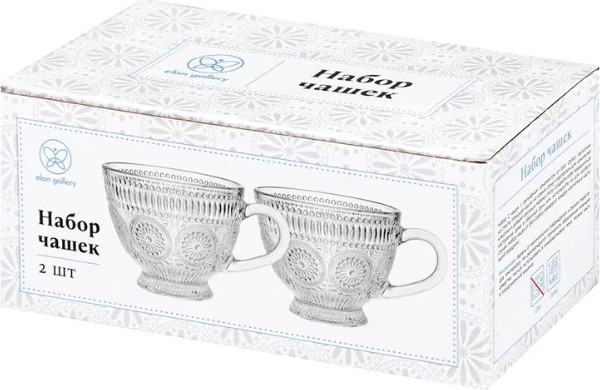 Набор кружек Elan Gallery С орнаментом / 360184