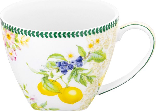 Чашка с блюдцем Elan Gallery Лимоны / 420758