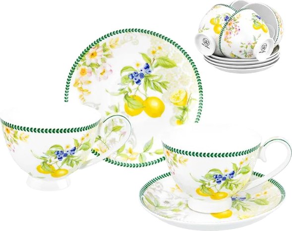 Набор для чая/кофе Elan Gallery Лимоны / 420760 - фото