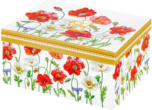 Чашка с блюдцем Elan Gallery Маки / 420322