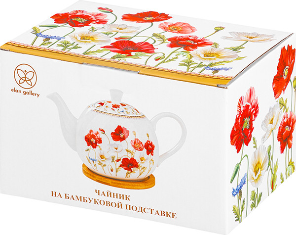 Заварочный чайник Elan Gallery Маки / 420639