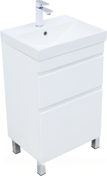 Тумба под умывальник Aquanet Слим 50 2ящ / 346041 - фото