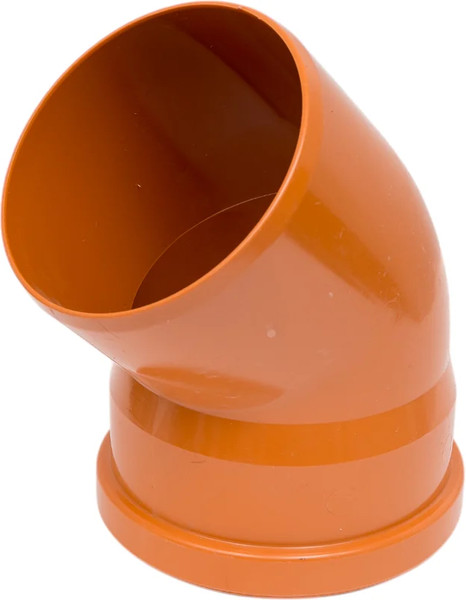 Отвод наружной канализации Хемкор Ду 110х45 / 2491094