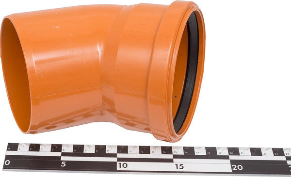 Отвод наружной канализации Хемкор Ду 110х45 / 2491094