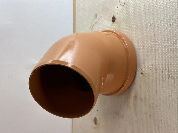 Отвод наружной канализации Хемкор Ду 110х45 / 2491094