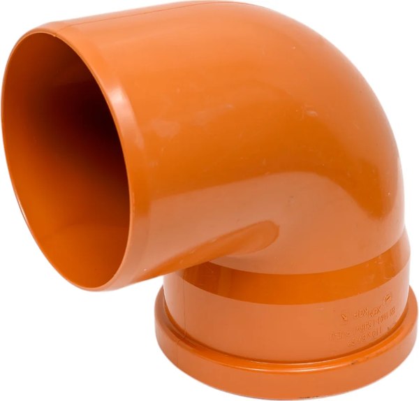 Отвод наружной канализации Хемкор Ду 110х87 / 2491095