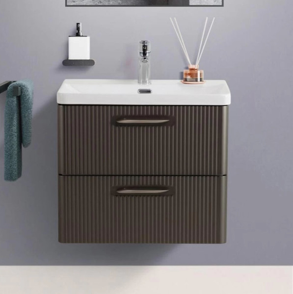 Тумба под умывальник BelBagno DUE-600-2C-SO-GM-P-FH - фото