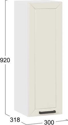 Шкаф навесной для кухни ТриЯ Лорас 1ВВ3 с одной дверью