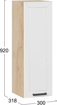 Шкаф навесной для кухни ТриЯ Лорас 1ВВ3 с одной дверью