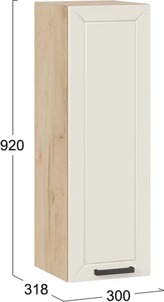 Шкаф навесной для кухни ТриЯ Лорас 1ВВ3 с одной дверью