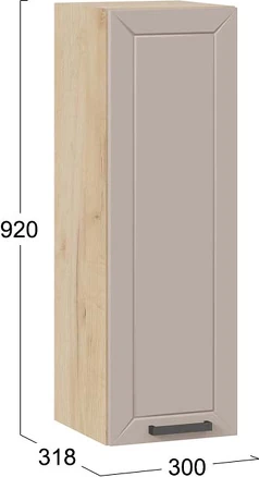 Шкаф навесной для кухни ТриЯ Лорас 1ВВ3 с одной дверью