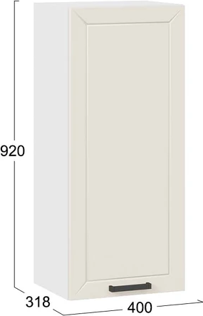 Шкаф навесной для кухни ТриЯ Лорас 1ВВ4 с одной дверью