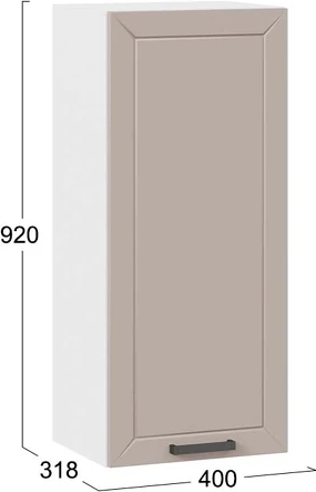 Шкаф навесной для кухни ТриЯ Лорас 1ВВ4 с одной дверью