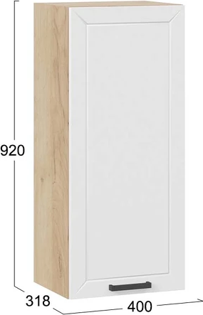 Шкаф навесной для кухни ТриЯ Лорас 1ВВ4 с одной дверью