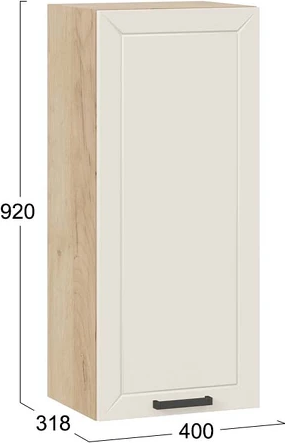 Шкаф навесной для кухни ТриЯ Лорас 1ВВ4 с одной дверью