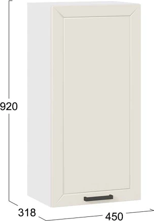 Шкаф навесной для кухни ТриЯ Лорас 1ВВ45 с одной дверью