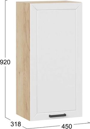 Шкаф навесной для кухни ТриЯ Лорас 1ВВ45 с одной дверью