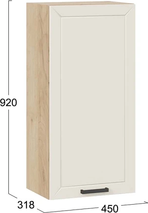 Шкаф навесной для кухни ТриЯ Лорас 1ВВ45 с одной дверью