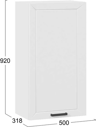 Шкаф навесной для кухни ТриЯ Лорас 1ВВ5 с одной дверью