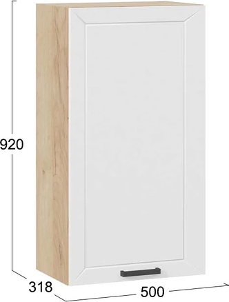 Шкаф навесной для кухни ТриЯ Лорас 1ВВ5 с одной дверью