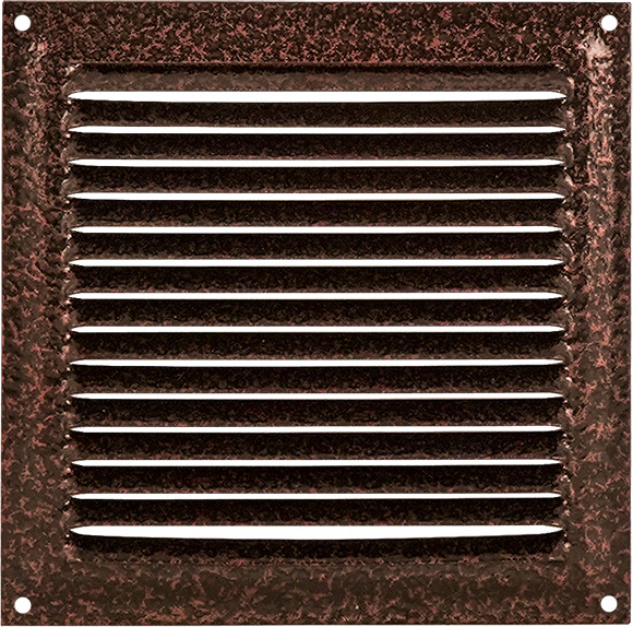 Решетка вентиляционная Нора-М 150x150 с сеткой / 19391 - фото